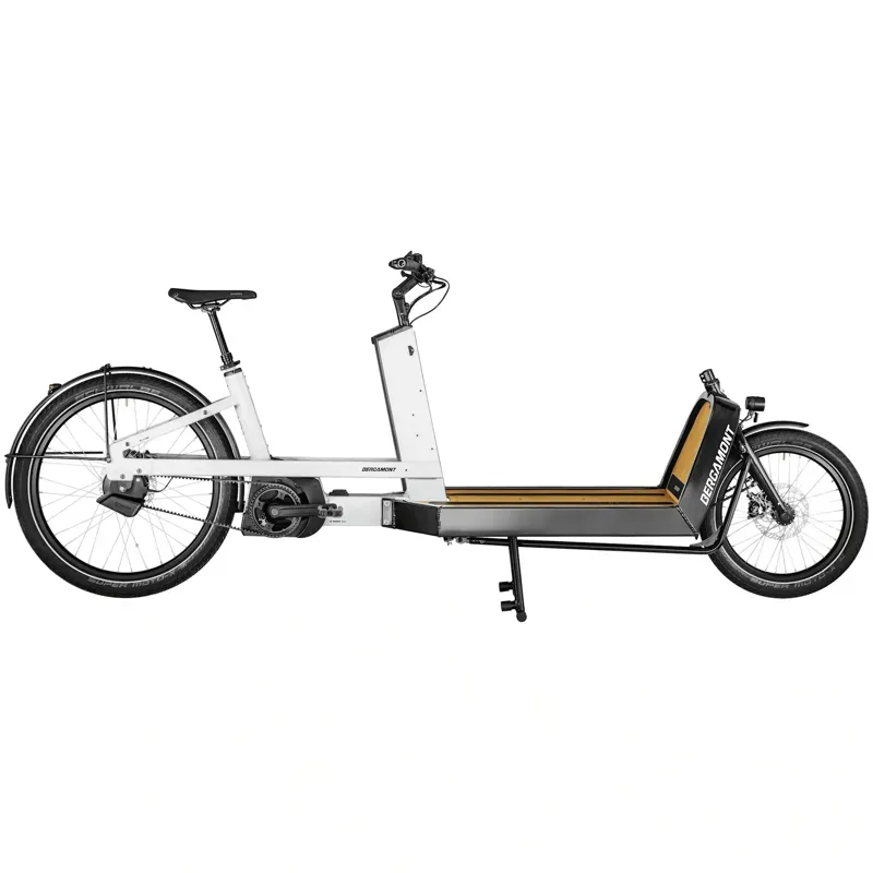 Scott Bergamont E-Cargoville LJ Elite eCargo Bike in Shiny White-2