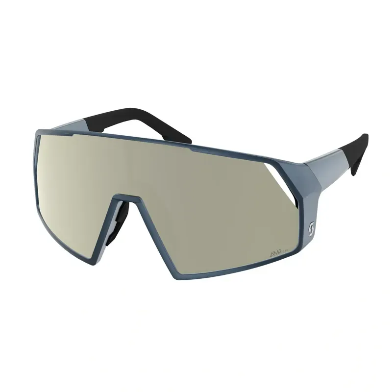 Scott Pro Shield Sunglasses in Metallic Blue/AMP White Chrome S2