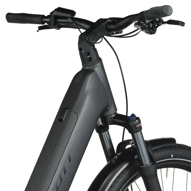 Scott Sub Sport 10 Wave E-Hybrid Bike in Cinder Grey-6