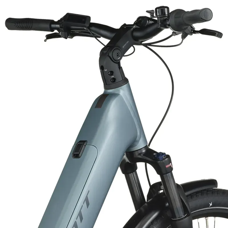 Scott Sub Tour 40 Wave E-Hybrid Bike in Shadow Blue-6