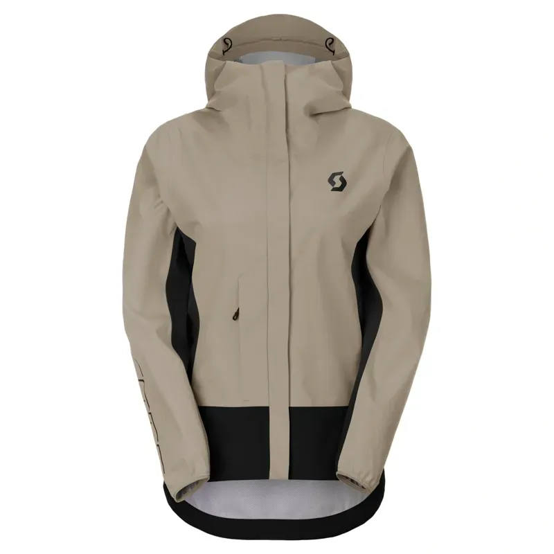 Scott Women's Vertic 2.5L Waterproof Jacket in Portobello Beige/Black