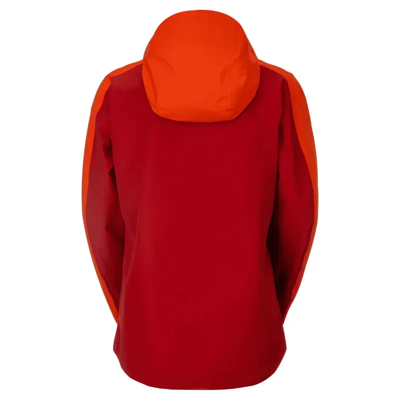 Scott Women's Vertic 2.5L Waterproof Jacket in Turbo Red/Toasted Red-1