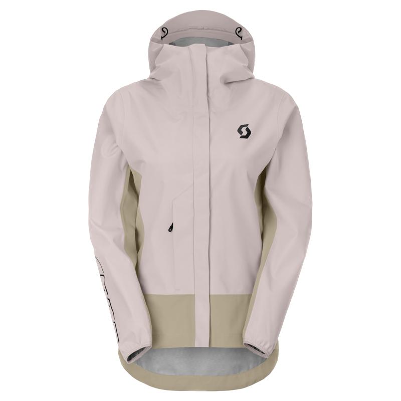 Scott Women's Vertic 2.5L Waterproof Jacket in Wax Pink/Portobello Beige