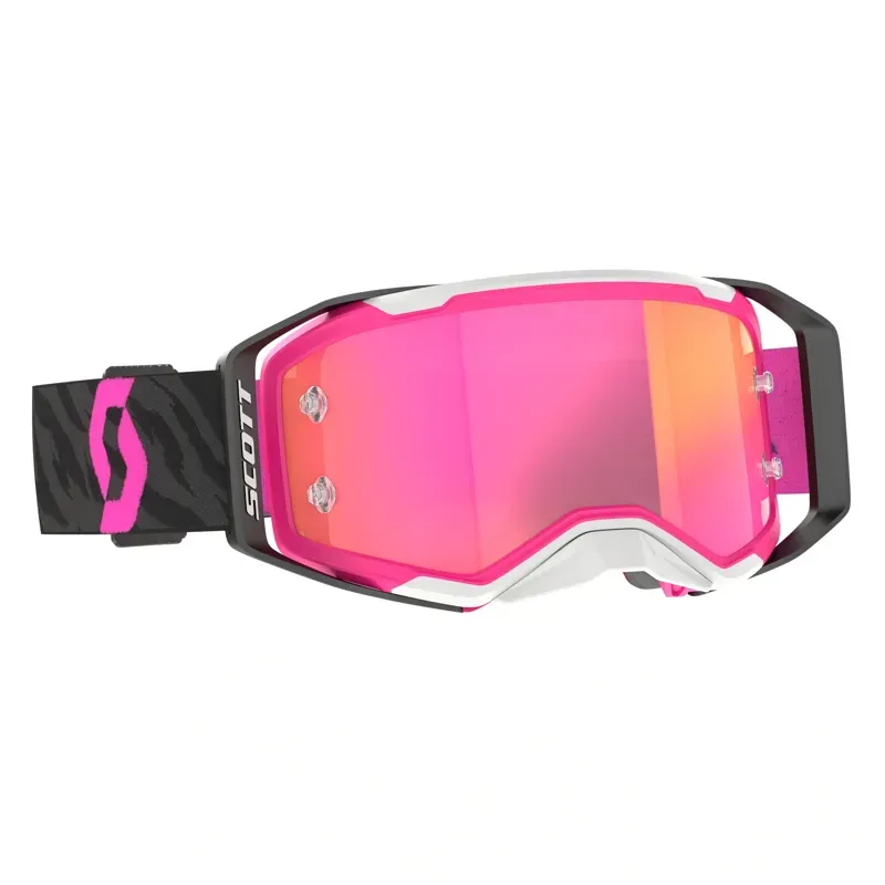 Scott Prospect 2.0 Goggles in Zebra Black/Pink Pink Chrome Works