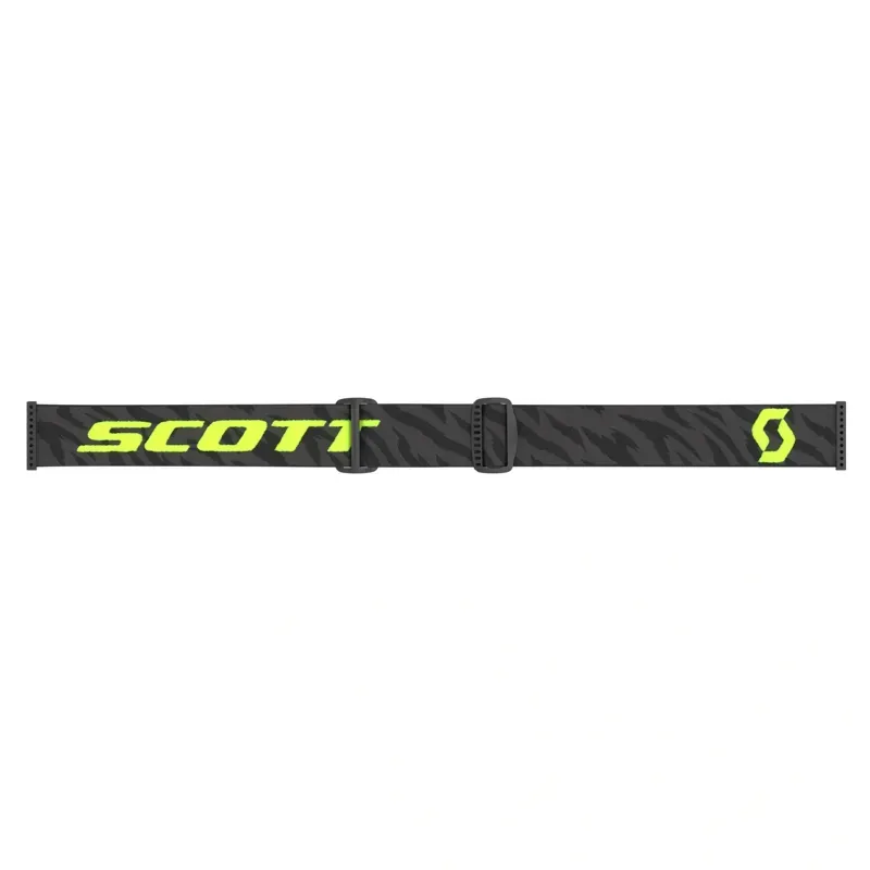 Scott Fury Goggles in Zebra Black/Neon Yellow Yellow Chrome Works-2