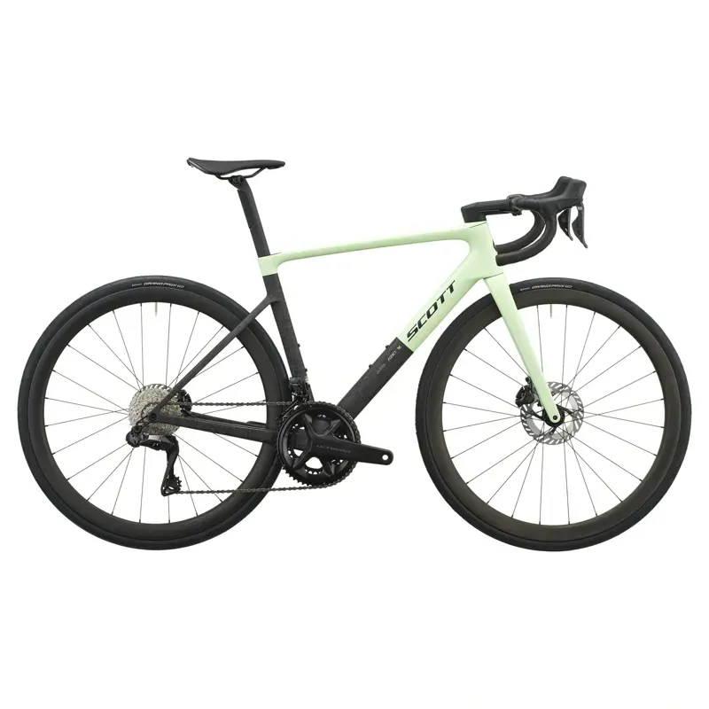 Scott Addict RC 20 Road Bike in Cream Green/Carbon Black