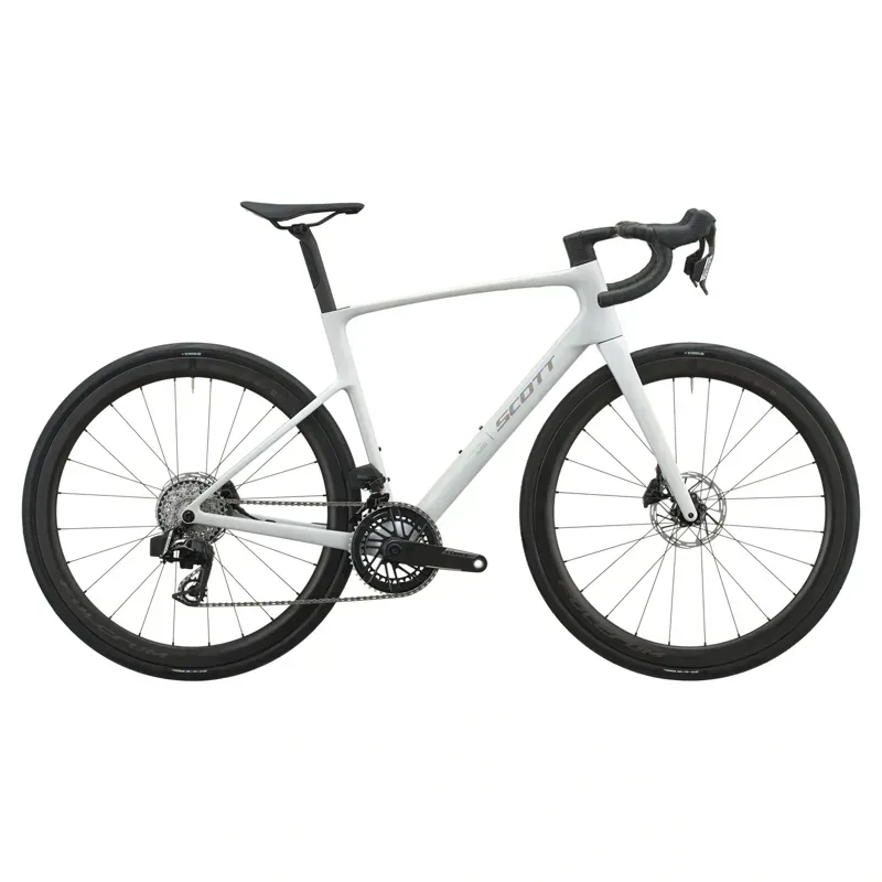 Scott Addict 10 Road Bike in Rainbow White
