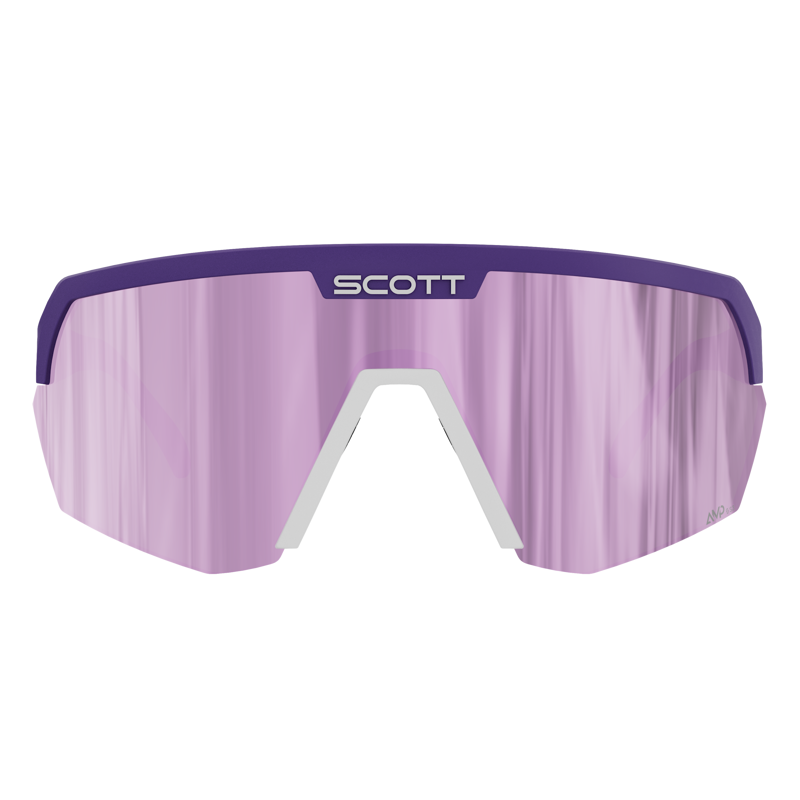 Scott Sport Shield Sunglasses in Vibrant Purple/AMP Lavender Chrome S3-1