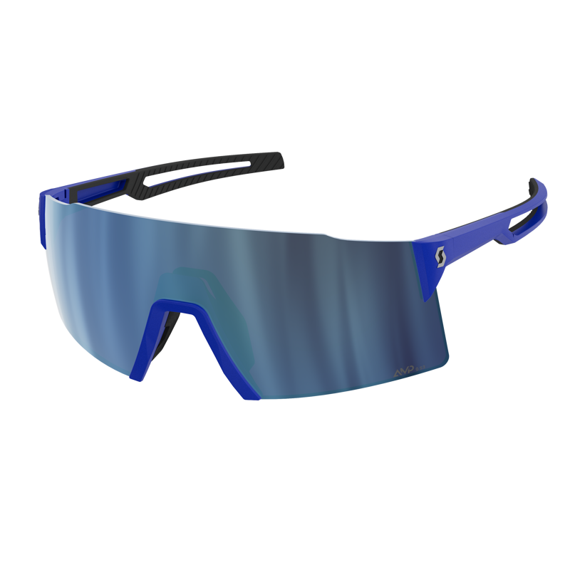 Scott Stride Compact Sunglasses in Ultra Blue/AMP Beryl Blue Chrome S3
