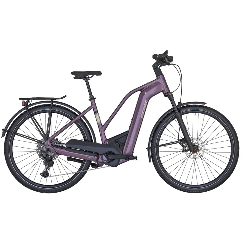 Scott Bergamont E-Horizon SUV Premium Lady eHybrid Bike in Purple