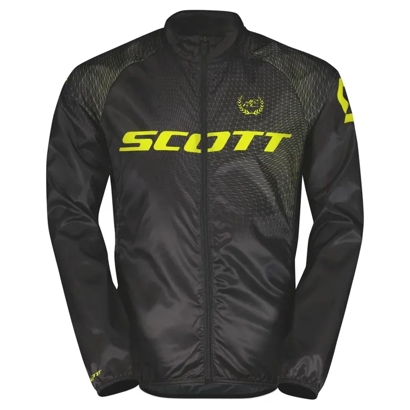 Scott Kids RC Pro WB Jacket in Black/Sulphur Yellow