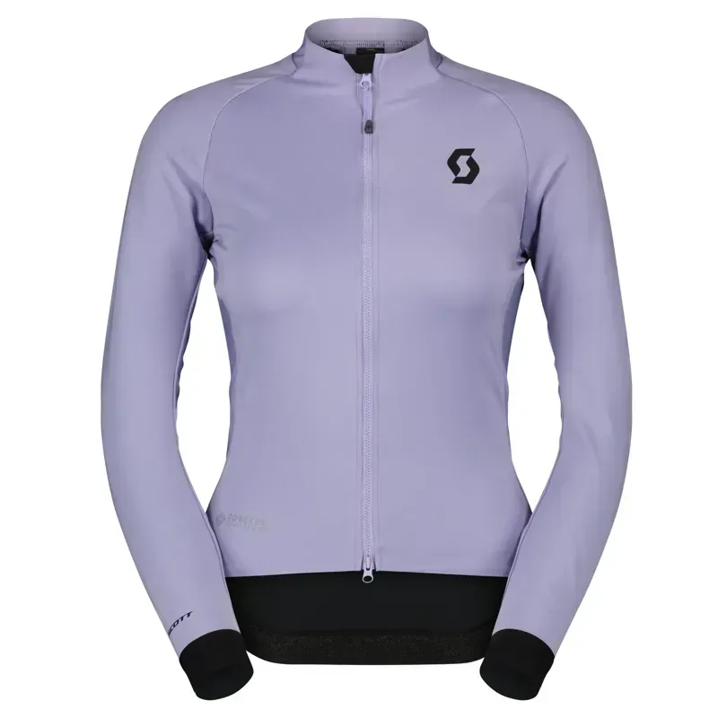 Scott RC Pro Warm GTX Wind Stopper Women's Jacket In Heather Purple/Black