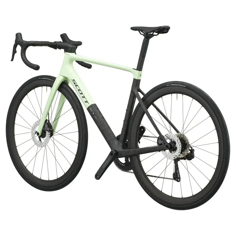 Scott Addict RC 20 Road Bike in Cream Green/Carbon Black-2