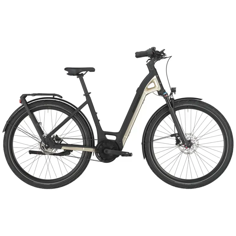 Bergamont E-Ville 20 Belt Electric Bike in Star Beige