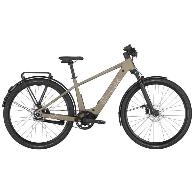 Bergamont Helix 10 Belt Hybrid Bike in Silver