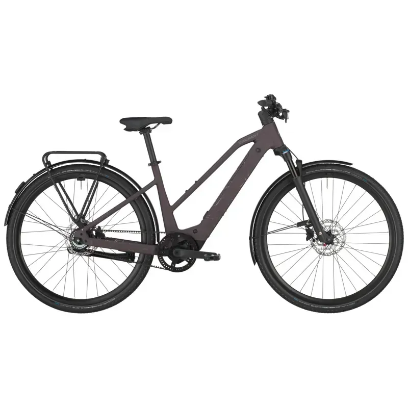 Bergamont Helix 10 Belt Slope Hybrid Bike in Dusky Purple