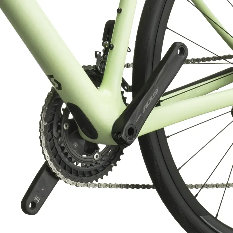 Scott Addict 40 Road Bike in Cream Green-5