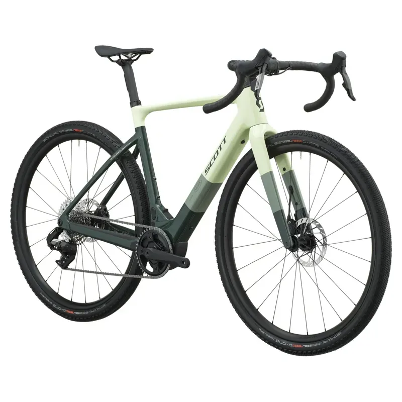 Scott Solace Gravel 30 eBike in Cream Green/Grove Green-1