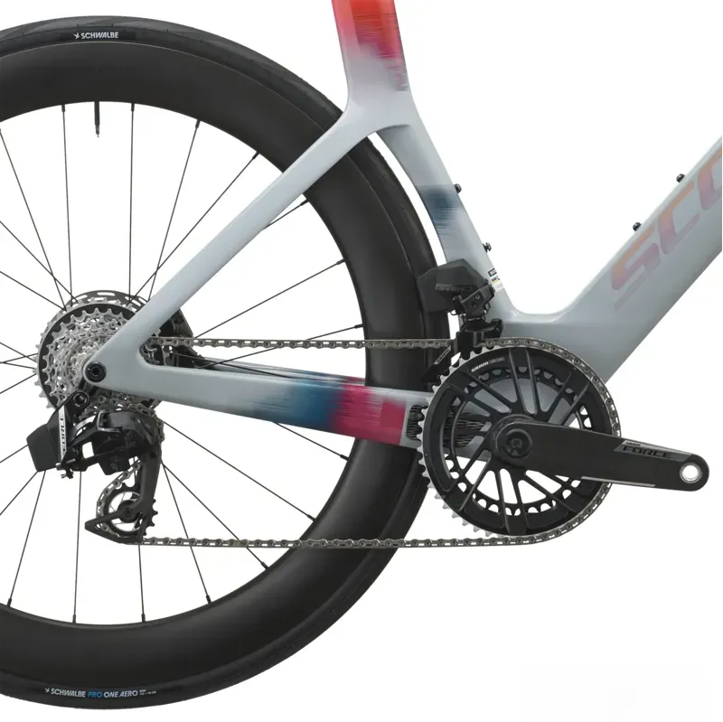 Scott Foil RC TRI Road Bike in Narwal Grey/Gloaming Orange-3