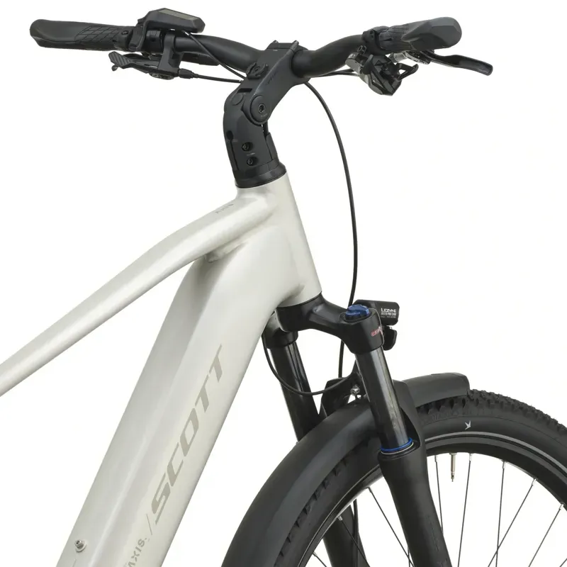Scott Axis 10 eHybrid Bike in Ivory Beige-4