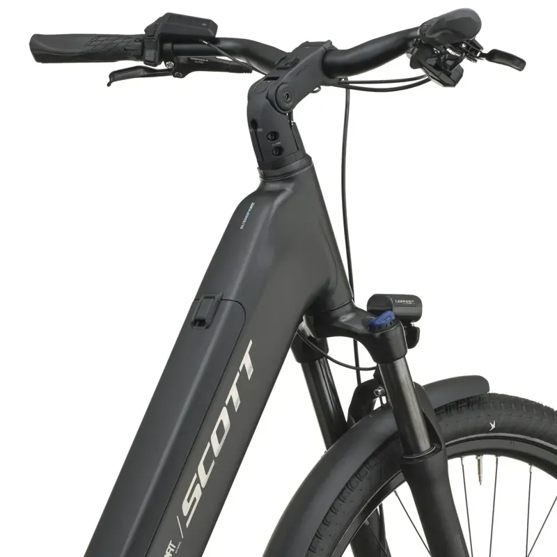Scott Sub Sport 40 Wave E-Hybrid Bike in Black-3