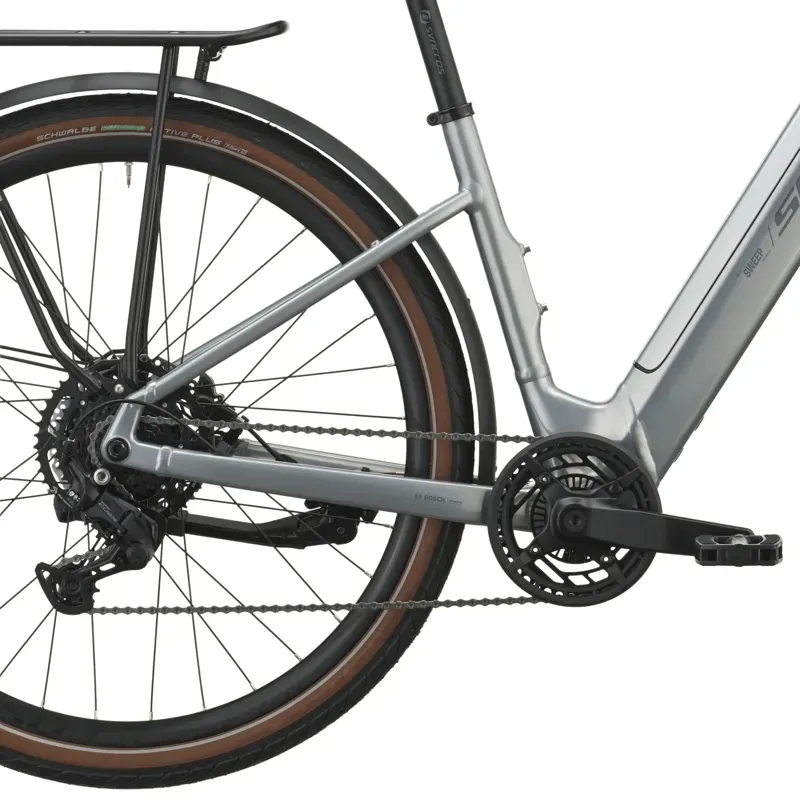 Scott Sweep 20 Wave E-Hybrid Bike in Chrome Silver-5