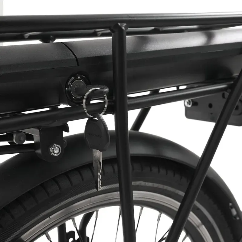 Falcon Breeze Low Step Electric Folding Bike in Black-7