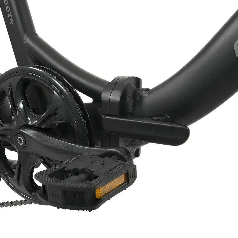 Falcon Breeze Low Step Electric Folding Bike in Black-8