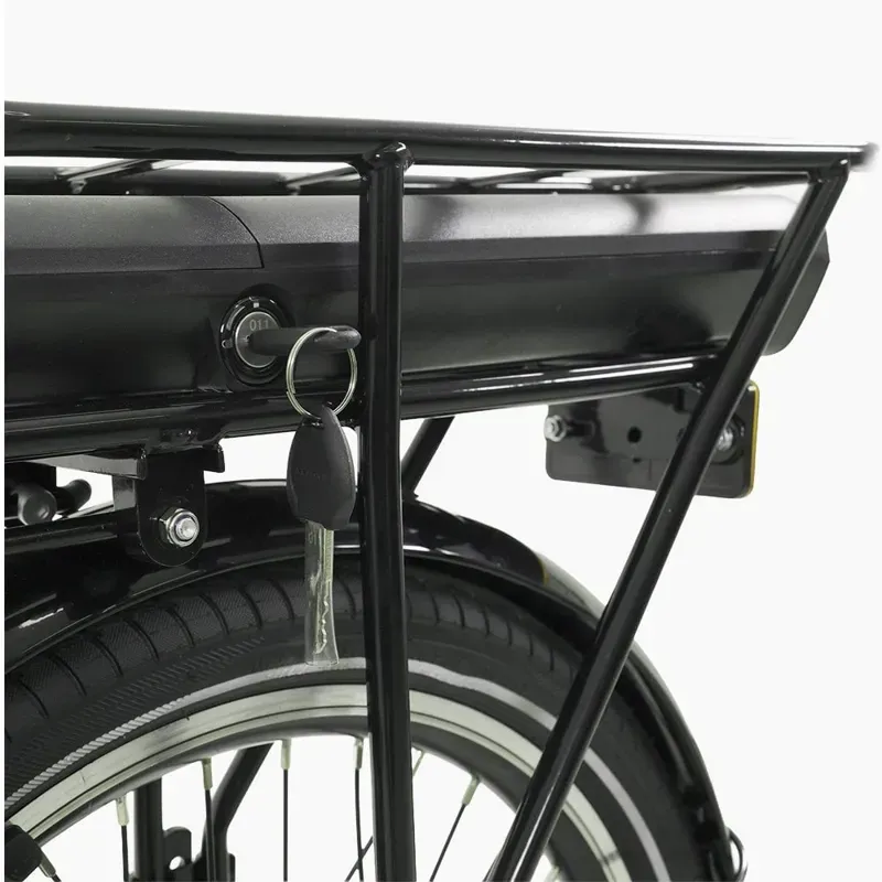 Falcon Compact Electric Folding Bike in Grey-6