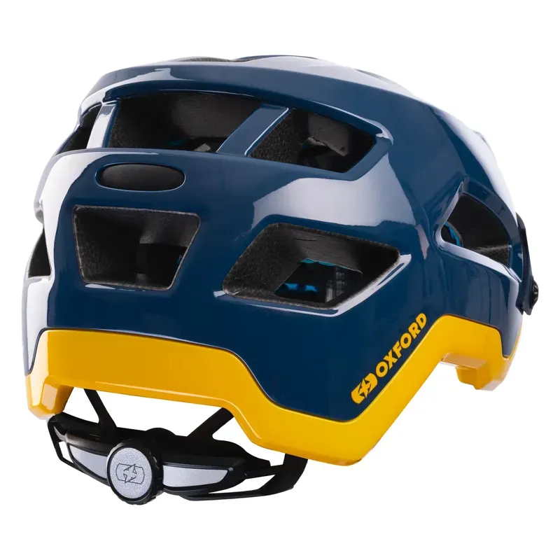 Oxford Altius Cycle Helmet in Blue/Yellow-1