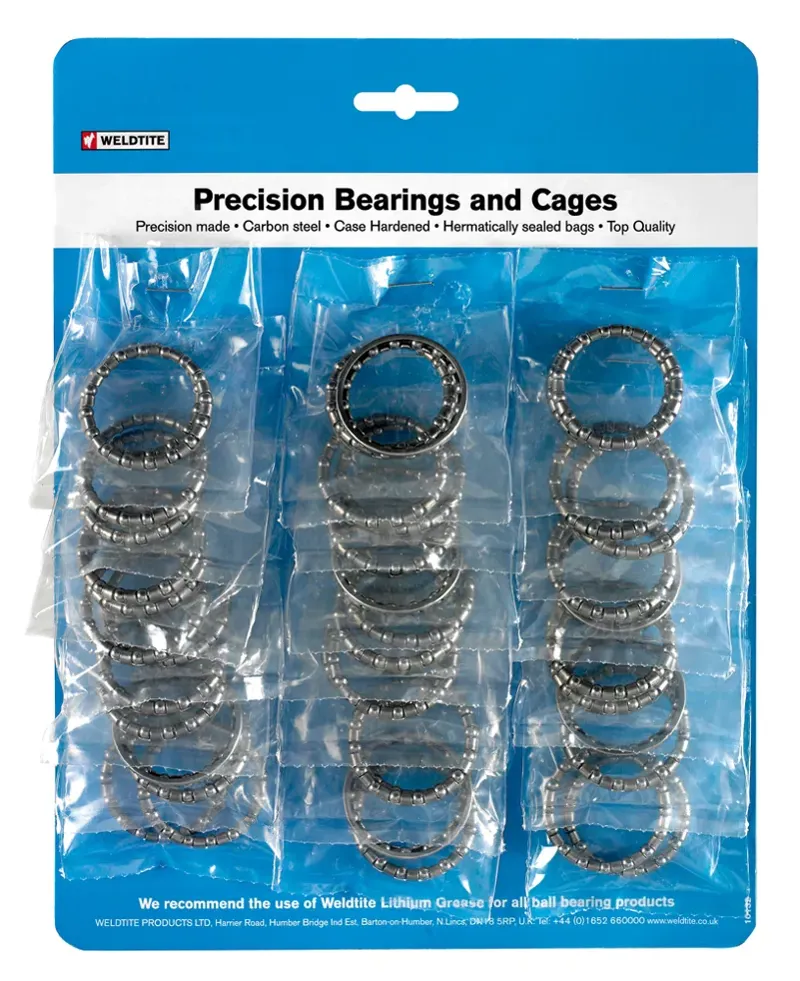 Weldtite 20 Pairs 1/4 Bottom Bracket Ball Cages