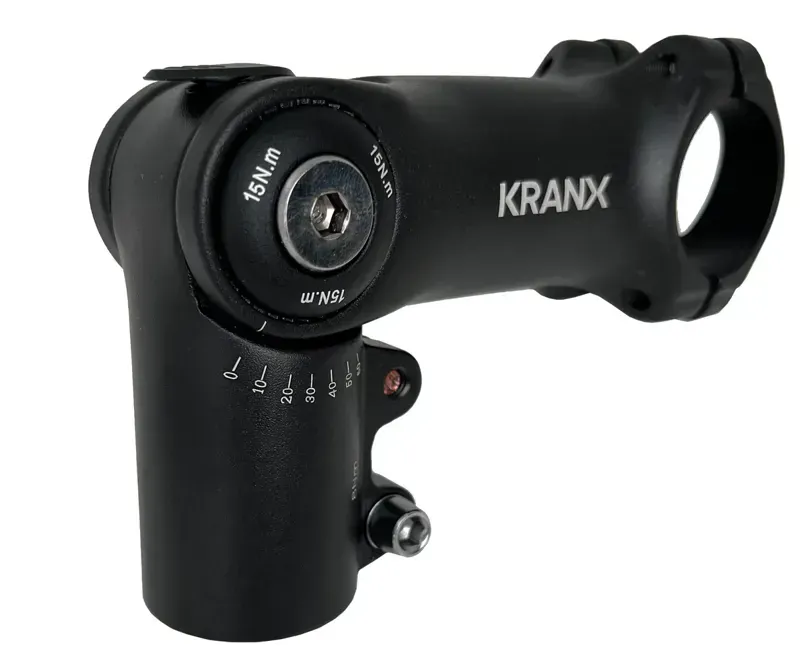 KranX High Mount 31.8/90mm Adjustable Stem in Black