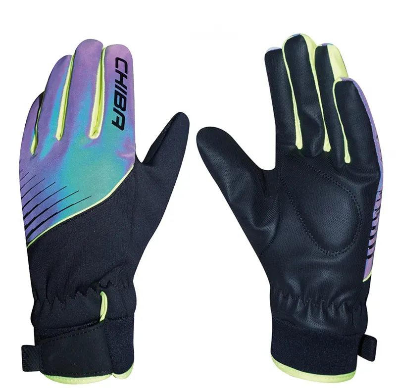 Chiba Kids Waterproof Kids-Line Glove In Rainbow/Reflect Large