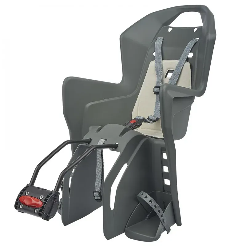 Polisport Koolah Rear Child Bicycle Seat 9-22kg in Grey