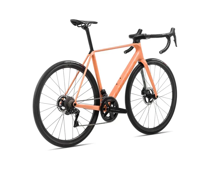 Orbea Orca M10iltd Pwr Road Bike In Orange Cloud/Stone Blue-3
