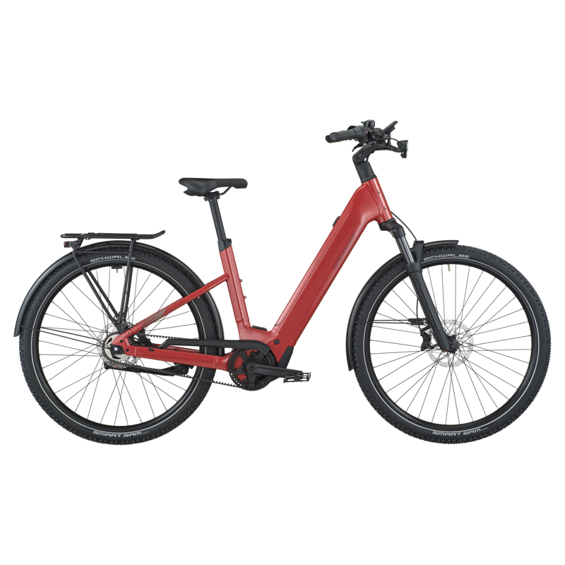 Bergamont E-Horizon SUV 20 Belt Wave E-Bike in Mercury Red
