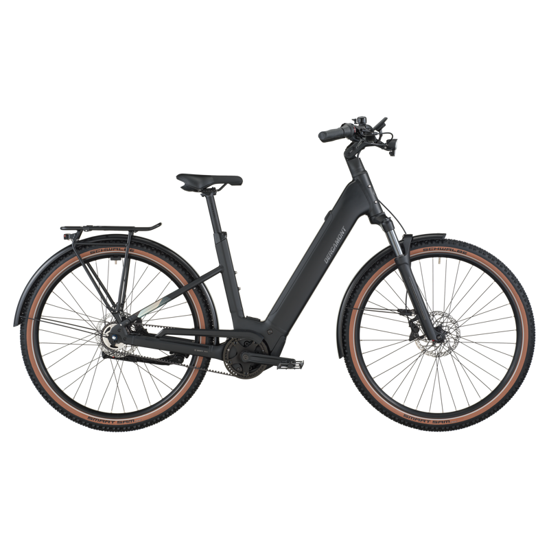Bergamont E-Horizon SUV 20 Belt Wave E-Bike in Matt Black