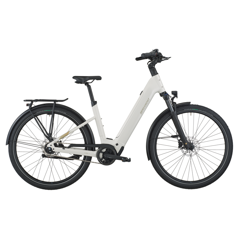Bergamont E-Horizon Tour 50 Wave E-Trekking Bike in Off White