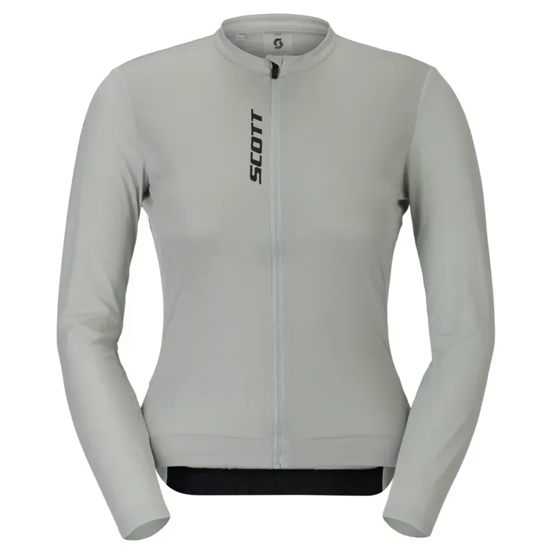 Scott Pro Long-Sleeve Women's Jersey in Spray Grey