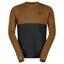 Scott Trail Storm Warm Light LS Men's Tee In Bread Brown