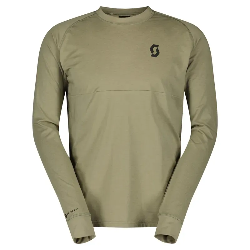 Scott Trail Storm Warm Light LS Men's Tee In Dust Grey