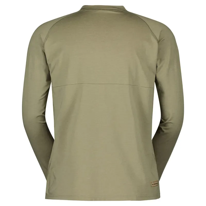 Scott Trail Storm Warm Light LS Men's Tee In Dust Grey-1