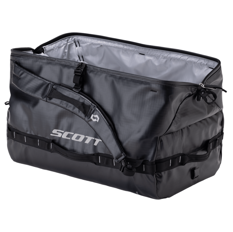 Scott Travel 40 Duffle Bag in Black/Fog Grey-3