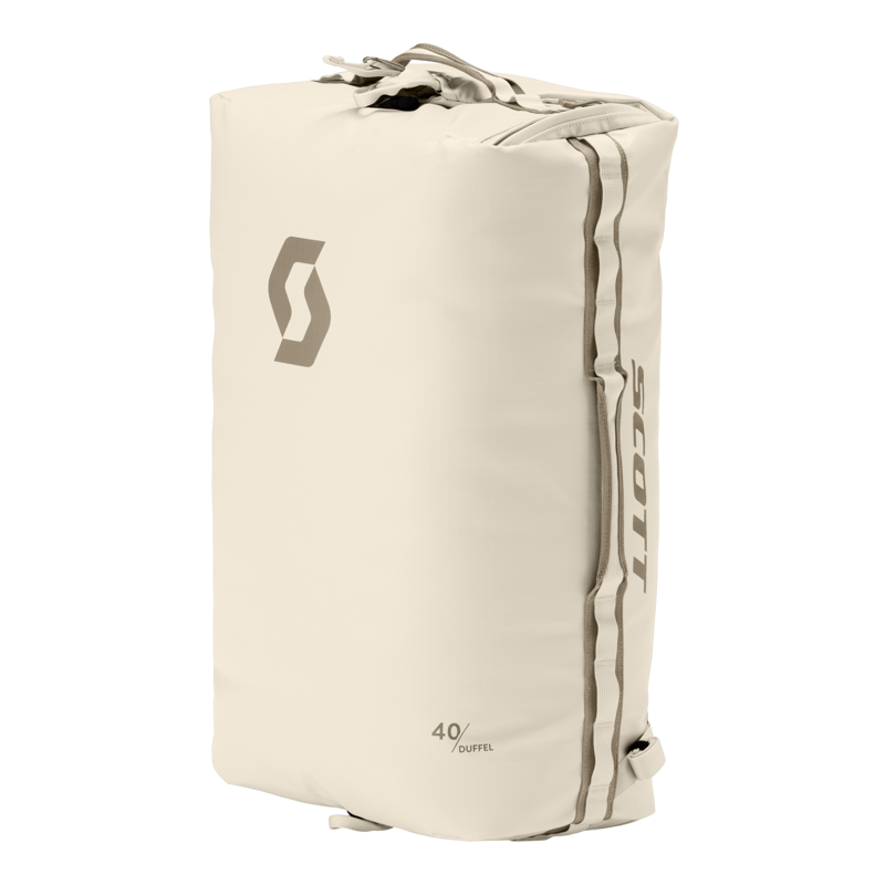 Scott Travel 40 Duffle Bag in Cotton White/Toast Beige