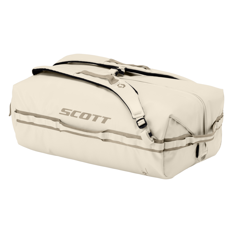 Scott Travel 40 Duffle Bag in Cotton White/Toast Beige-2