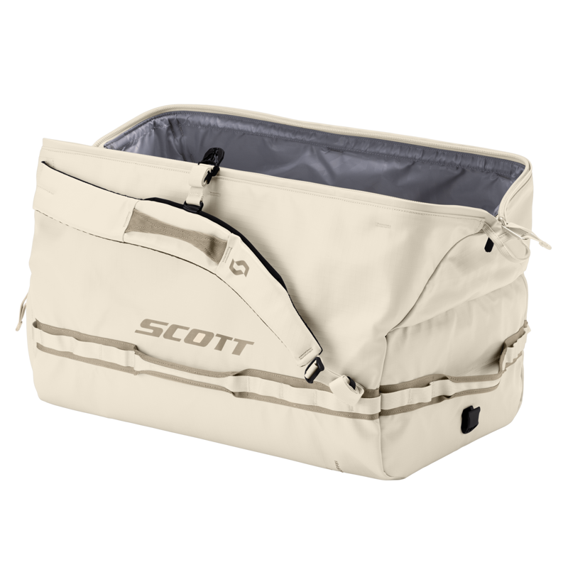 Scott Travel 40 Duffle Bag in Cotton White/Toast Beige-3