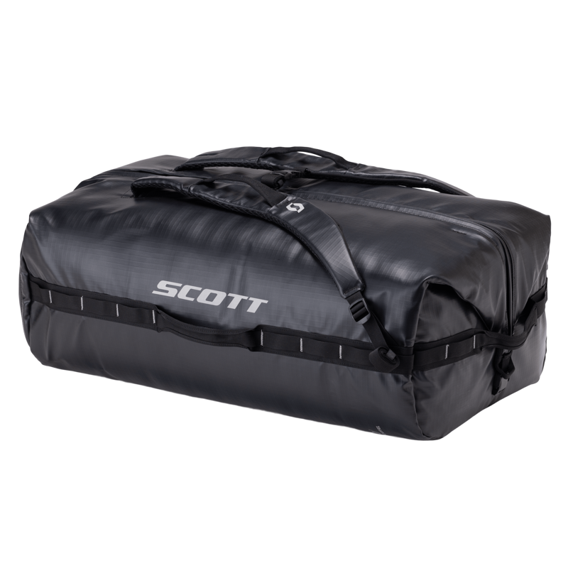 Scott Travel 60 Duffle Bag in Black/Fog Grey-2