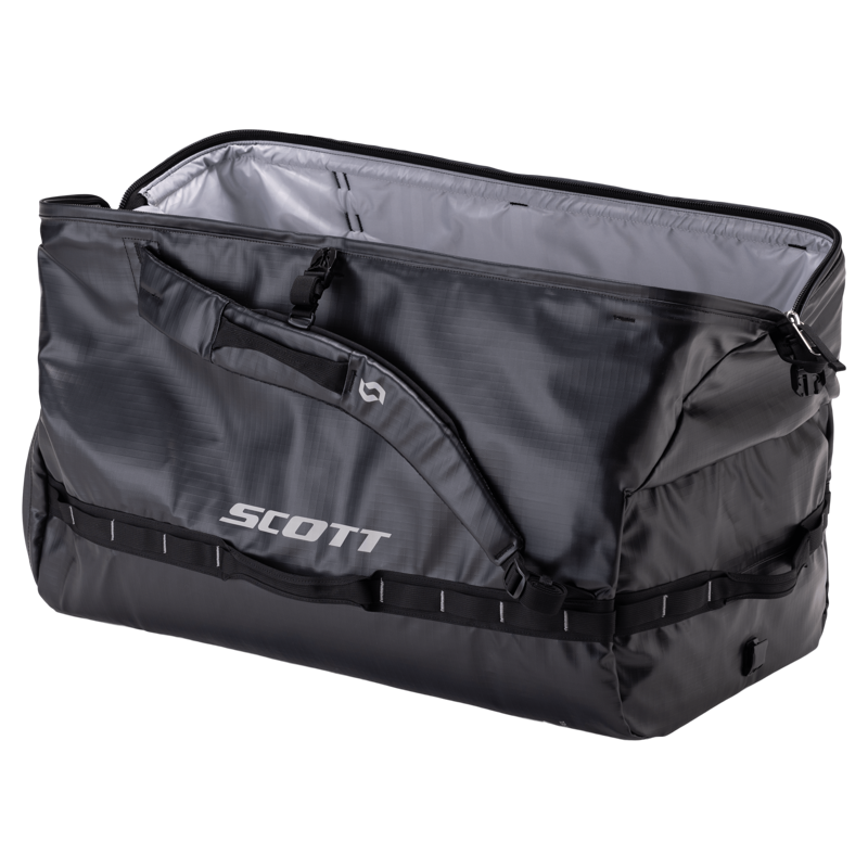 Scott Travel 60 Duffle Bag in Black/Fog Grey-3
