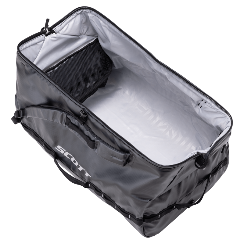Scott Travel 60 Duffle Bag in Black/Fog Grey-4