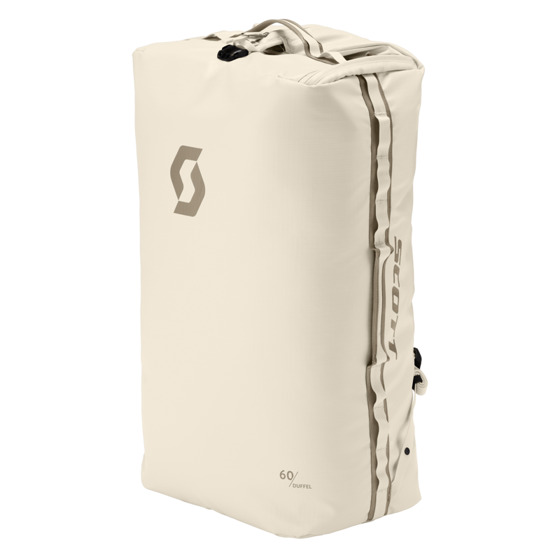 Scott Travel 60 Duffle Bag in Cotton White/Toast Beige